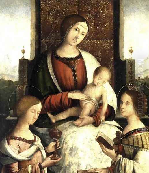 Madonna and Child with Sts Mary Magdalene and Catherine of Alexandria - view 1
