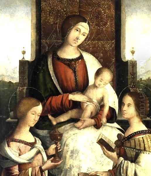 Madonna and Child with Sts Mary Magdalene and Catherine of Alexandria 2 - view 1