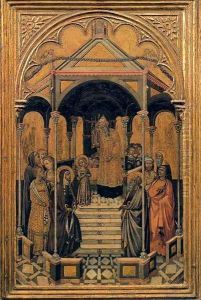 Presentation of the Virgin at the Temple by Niccolo Di Buonaccorso