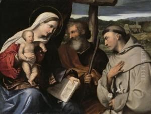 The Holy Family With Saint Anthony Of Padua