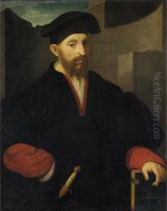 Gentiluomo by Alessandro Bonvicino (Moretto da Brescia)