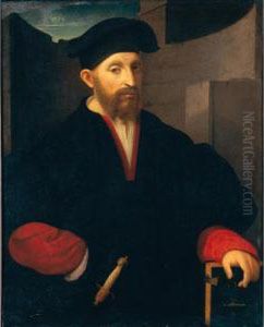 Ritratto Di Gentiluomo by Alessandro Bonvicino (Moretto da Brescia)