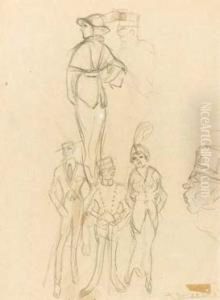 Figure - (1912) by Aroldo Bonzagni