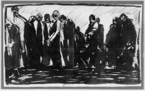 <la Crociata Degli Innocenti> O <la Strage Degli Innocenti> 1911ca by Aroldo Bonzagni