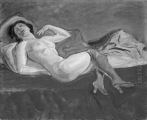 <nudo Di Donna> 1913/14ca by Aroldo Bonzagni