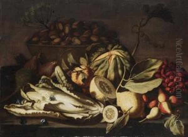 Natura Morta Con Frutta E Ortaggi - view 1