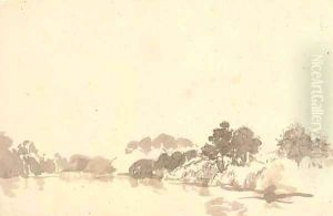 A view on the Amstel by Jan de Bisschop