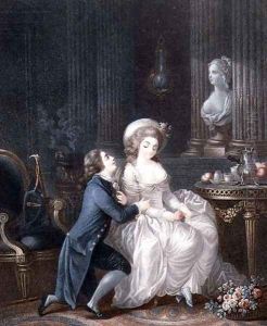 L'Amant Ecoute 1775 by Louis Marin Bonnet