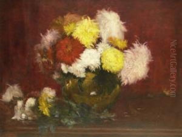 Still Life Chrysanthemums - view 1