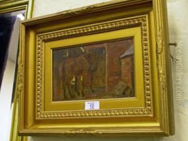 Study Of A Horse In Stable Setting - view 1