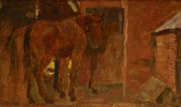 Pony In Stable Setting - view 1