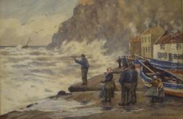 Returning To Staithes - view 1