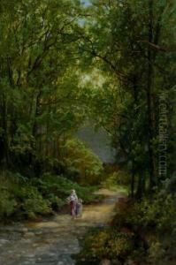Forest Scene by Samuel Lawson Booth