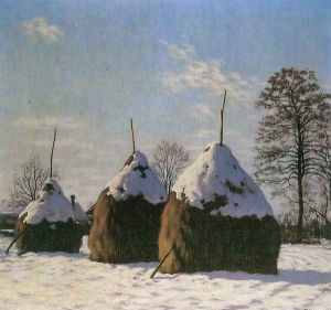 Szenaboglyak, 1910 by Samu Bortsok