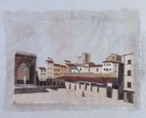 Veduta Parziale Di Piazza Della Signoria by Fabio Borbottoni