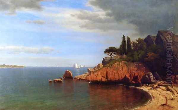 Inside Eastern Point, Gloucester Bay, Massachusetts - view 1