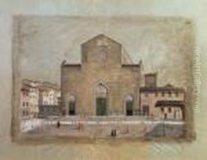 Facciata Antica Dellachiesa Di Santa Croce