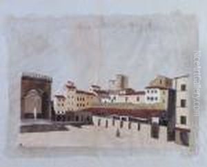 Veduta Parziale Di Piazzadella Signoria by Fabio Borbottoni