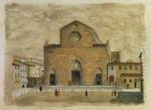 Facciata Antica Dellachiesa Di Santa Croce