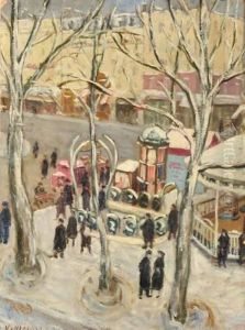 Paris Sous La Neige by Paris Bordone