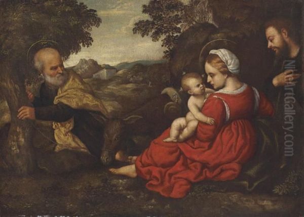 The Rest On The Flight Into Egypt - view 1