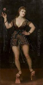Ritratto Di Una Cortigiana Veneziana by Paris Bordone