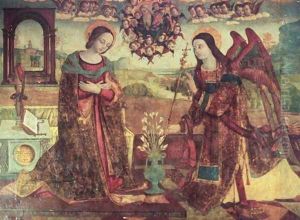 The Annunciation by Nikola Bozidarovic