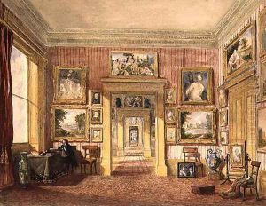 The Dining Room at Thirlestaine House, Cheltenham c.1843 The Dining Room at Thirlestaine House, Cheltenham c.1843