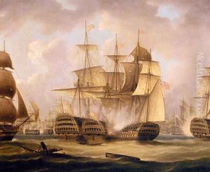 The Battle Of Cape St. Vincent, February 14, 1797, The San Nicolas And The San Josef