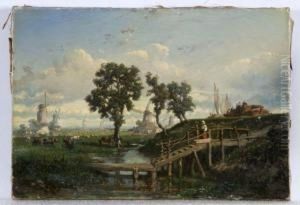 Deux Vues Des Environs D'utrecht