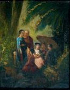 Musiciens Chinois by Auguste Borget