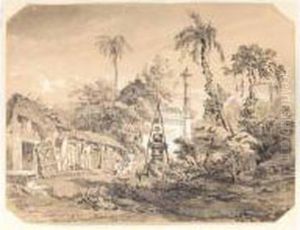 An Old Mosque Near Calcutta; An Indian Street An Old Mosque Near Calcutta; An Indian Street