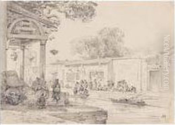 A Street In China; Chinese Interior - view 1