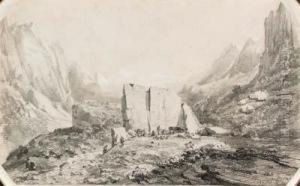 In The Cordillera, Argentina by Auguste Borget