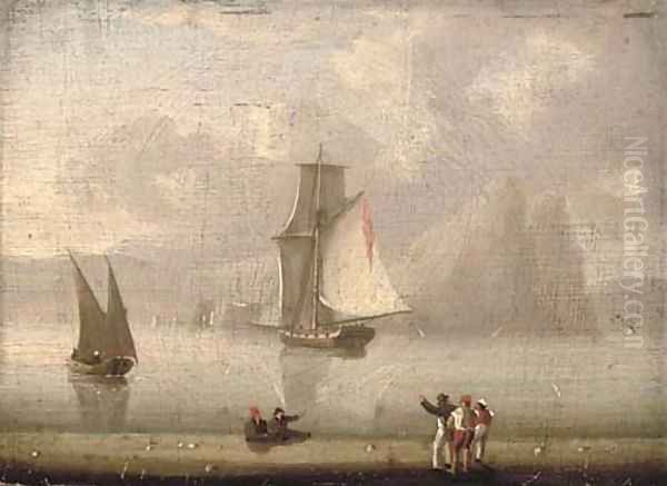 A Royal Naval cutter heading into Gibraltar - view 1
