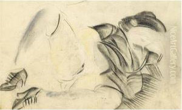 A Group Of 3 Erotic Drawings , One Double-sided - view 1