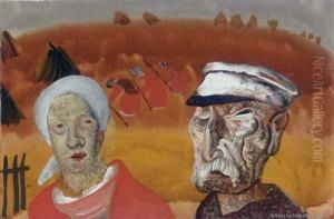 Workers In The Fields by Dmitrievich Grigor'Ev Boris
