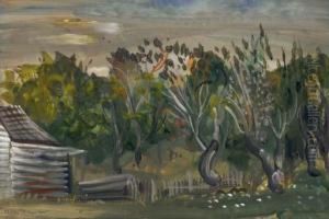 Landscape With A Loghouse