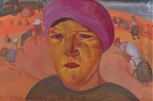 Russian Peasant Woman by Dmitrievich Grigor'Ev Boris