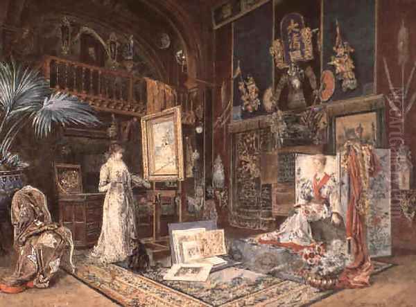 L'Atelier De Sarah Bernhard 1885 - view 1