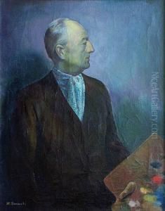 Autoportret, Ok. 1950