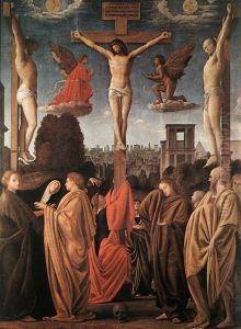 The Crucifixion by (Bartolomeo Suardi) Bramantino
