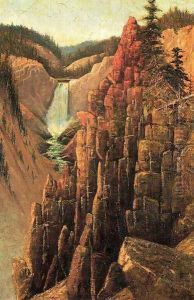 Lower Falls, Yosemite by Grafton Tyler Brown