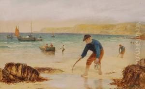 Fisherfolk On Thebeach