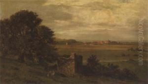 Rye From Winchelsea by William Henry Borrow