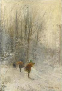 Pattinatrici Al Parco Di Monza by Emilio Borsa