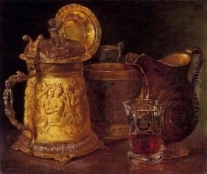 Vessels With A Red Wine Glass