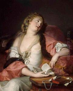 Lady Reading the Letters of Heloise and Abelard c.1780 by D'agesci Bernard