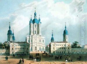 The Smolny Cloister in St. Petersburg