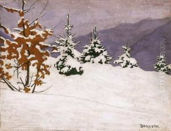 Snow-covered Trees - view 1